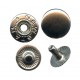 Spaudės "ALFA" 12.5mm nikelis/60 vnt.