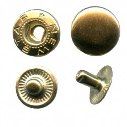 Spaudės "ALFA" 12.5mm geltonos/60vnt.