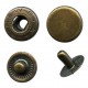 Spaudės "ALFA" 12.5mm žalvaris/60 vnt.