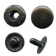 Spaudės "ALFA" 12.5mm juodos/60vnt.