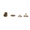 Snap Fasteners "ALFA 12.5" stainless, nickel free, gold/50 pcs.