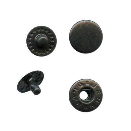 Snap Fasteners "ALFA 10.5"/black/60 pcs.