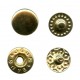 Snap Fasteners "ALFA 10.5"/gold/60 pcs.