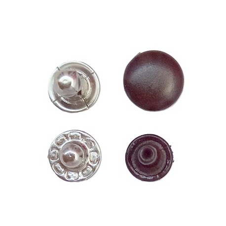 Multi Purpose SEGMA Type Snaps 10 mm brown/100 pcs.