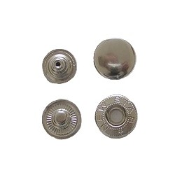Snap Fasteners "ALFA 15" nickel/60 pcs.