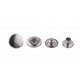 Snap Fasteners "ALFA 15" stainless nickel/60 pcs.