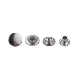 Snap Fasteners "ALFA 15" stainless nickel/60 pcs.