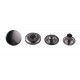 Snap Fasteners "ALFA 15"/stainless/graphite/60 pcs.