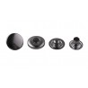 Snap Fasteners "ALFA 15"/stainless/graphite/60 pcs.