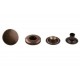 Snap Fasteners "ALFA 15" stainless old brass/60 pcs.