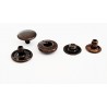 Snap Fasteners "ALFA 15"/long/old brass/60 pcs.