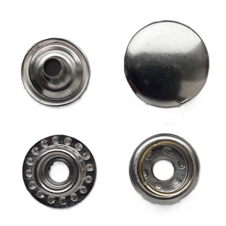 Snap Fasteners "STANDARD 12.5"/nickel/stainless/50 pcs.