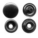 Snap Fasteners "STANDARD 12.5" stainless, black nickel/50 pcs.