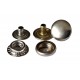Snap Fasteners "STANDARD 15" for thick materials, stainless, nickel/60pcs.
