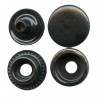 Snap Fasteners "STANDARD 15" stainless black/60 pcs.