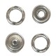 Spaudės-žiedeliai 9.7mm, nerūdijantys, nikelis/50vnt.