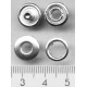Spaudės-žiedeliai 10.5mm, nerūdijantys, be nikelio, spalva-sidabro/20vnt.