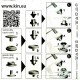 Spaudžių rinkinys "Auto Moto 15"/raudona kepurėlė/10 vnt.