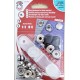 Snap fasteners "Auto Moto 15"/black cap/10 pcs.