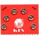 Sew-on Snap Fasteners for sewing Size 0 7/6 mm nickel/6 pcs.