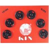 Snap Fasteners for Sewing Size 0 7/6mm black/6 pcs.