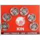 Prisiuvamos spaudės Nr.2/10mm/nikelis/6 vnt.