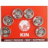 Snap Fasteners Nr.2/10mm/nickel/6 pcs.