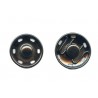 Sew-on Snap Fasteners 19 mm stainless, black nickel/1 pc.