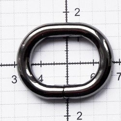 Steel Wire Loop 25x16x6 mm/graphite/1 pc.