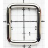 Steel Wire Loops Rectangles 25x20x4.0 mm/nickel/1 pc.