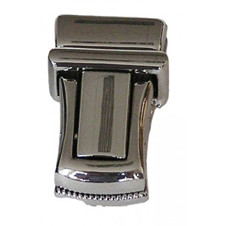 Tuck lock clasp art.7631300101/nickel/20mm/1pc.