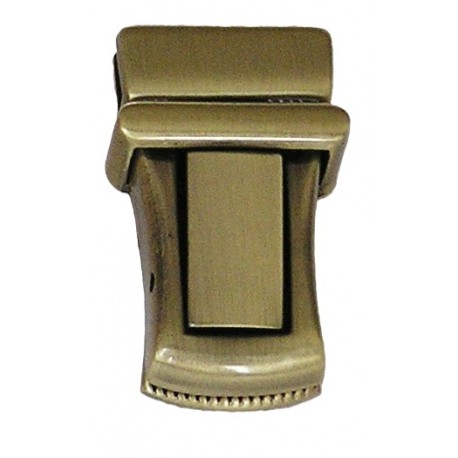 Tuck lock clasp art.7631300102/old brass/20mm/1pc.