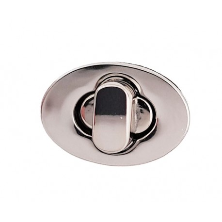 Turn Lock Clasp art.763131.0101/23x16/nickel/1 pc.