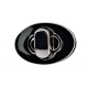 Turn Lock Clasp art.763131.0101/23x16/black nickel/1 pc.