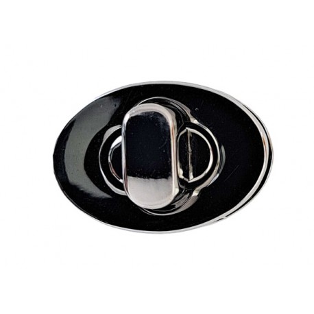 Užsegimas rankinėms art.763131.0105/23x16mm/juodas nikelis/1vnt.