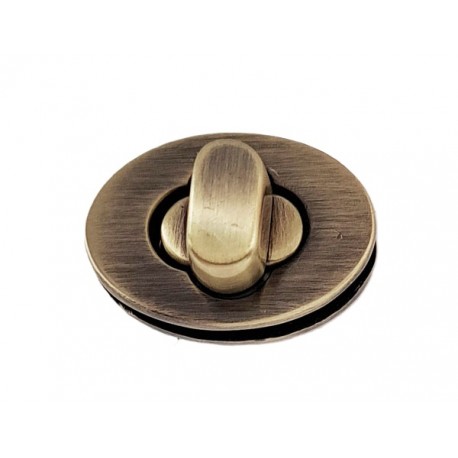 Užsegimas rankinėms art.763131.0102/23x16mm/žalvaris/1vnt.