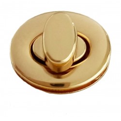 Turn Lock Clasp art.763132.0111/25x20/gold/1 pc.