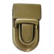 Tuck lock clasp art.7631290102/old brass/24/1pc.