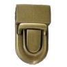 Tuck lock clasp art.7631290102/old brass/24/1pc.