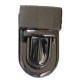 Tuck lock clasp art.7631290105/graphite/24mm/1pc.