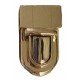 Tuck lock clasp art.7631290111/gold/24mm/1pc.
