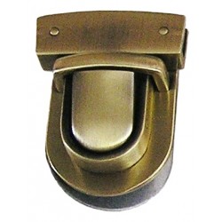 Tuck lock clasp art.7631280102/old brass/34mm/1 pc.
