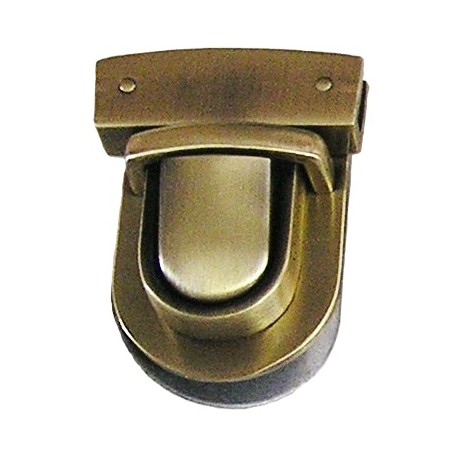 Tuck lock clasp art.7631280102/old brass/34mm/1 pc.