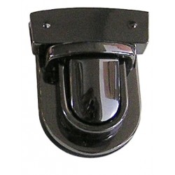 Tuck lock clasp art.7631280105/graphite/34mm/1 pc.
