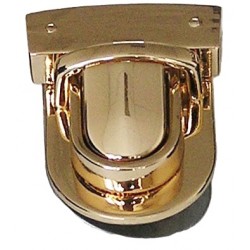 Tuck lock clasp art.7631280111/34mm/gold/1 pc.