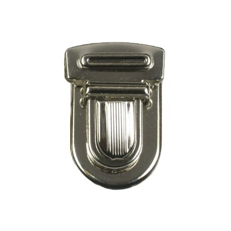 Tuck lock clasp art.785P/20 nickel/1 pc.