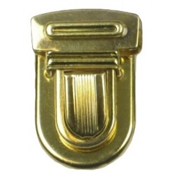 Tuck lock clasp art.785P/20mm brass/1pc.