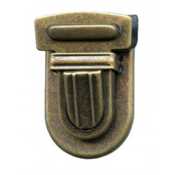 Tuck lock clasp art.785P/20mm/old brass/1pc.