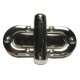 Oval Turn Lock Clasp art.805/35mm nickel/1 pc.