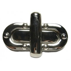 Oval Turn Lock Clasp art.805/35mm nickel/1 pc.